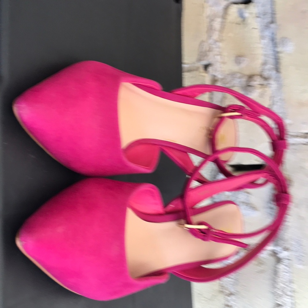 Fuschia ankle strap Mixx Sandals